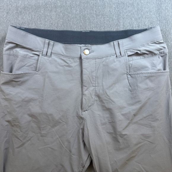 BYLT Mens Pants Grey Slim Fit Stretch Casual Performance Comfort Size 34 - Picture 2 of 9